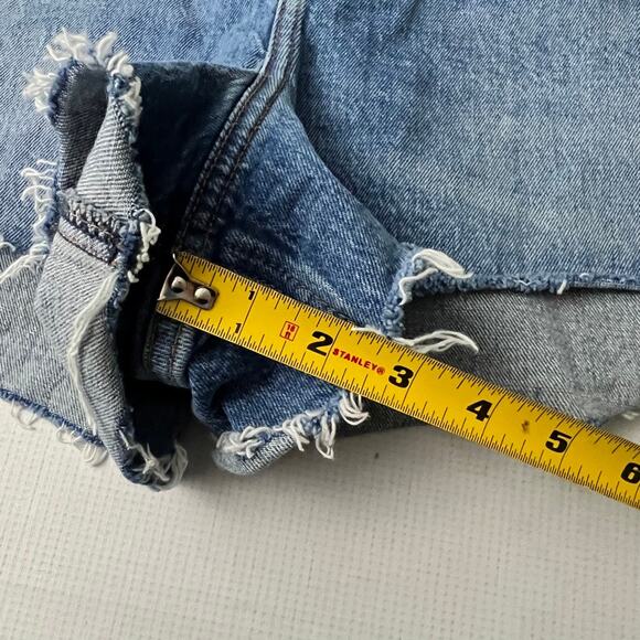 Abercrombie & Fitch The Mom Short High Rise Shorts Size 22 Beachy Vacation - Picture 5 of 13